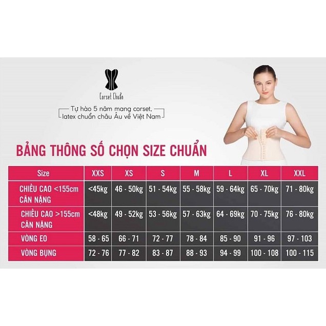 [Giảm 20%] Đai nịt bụng Latex Corset Chuẩn Hy Lạp  | Latex Corset Chuẩn - Hàng nhập khẩu chính hãng | BigBuy360 - bigbuy360.vn