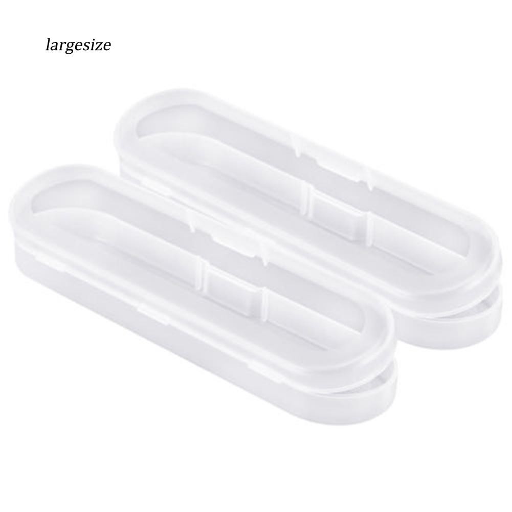 Cỡ Lớn Thiết Kế Giản Dị Thời Trang♥Hộp Nhựa Trong Suốt Có Nắp Đựng Đồ Dùng Ốp