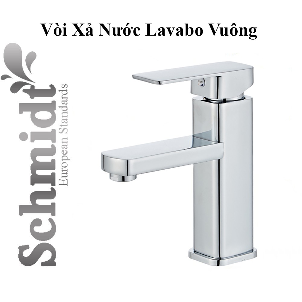 [Mã BMBAU50 giảm 7% đơn 99K] Vòi Xả Nước Lavabo Vuông Schmidt Thiết Kế Kiểu Dáng Sang Trọng Hiện Đại