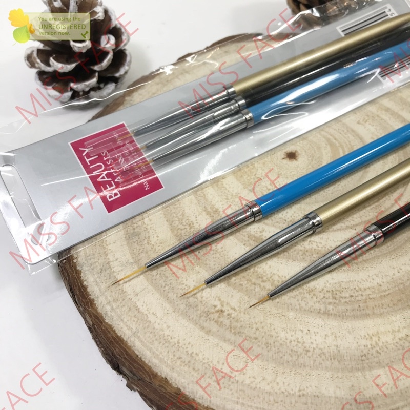 set cọ râu - bộ cọ nét vẽ nail giá cạnh tranh