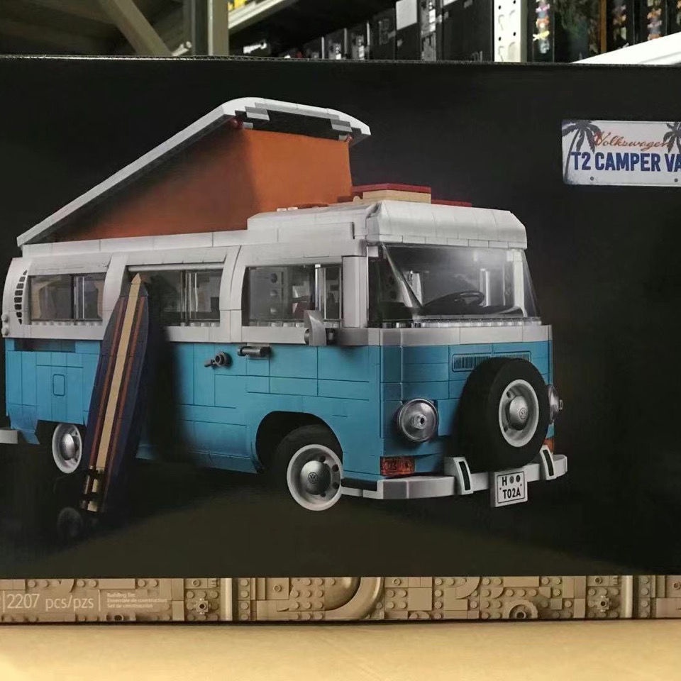 đồ chơi lắp ráp Creator Expert Volkswagen T2 Camper Van 81002 Mô hình xe cắm trại.