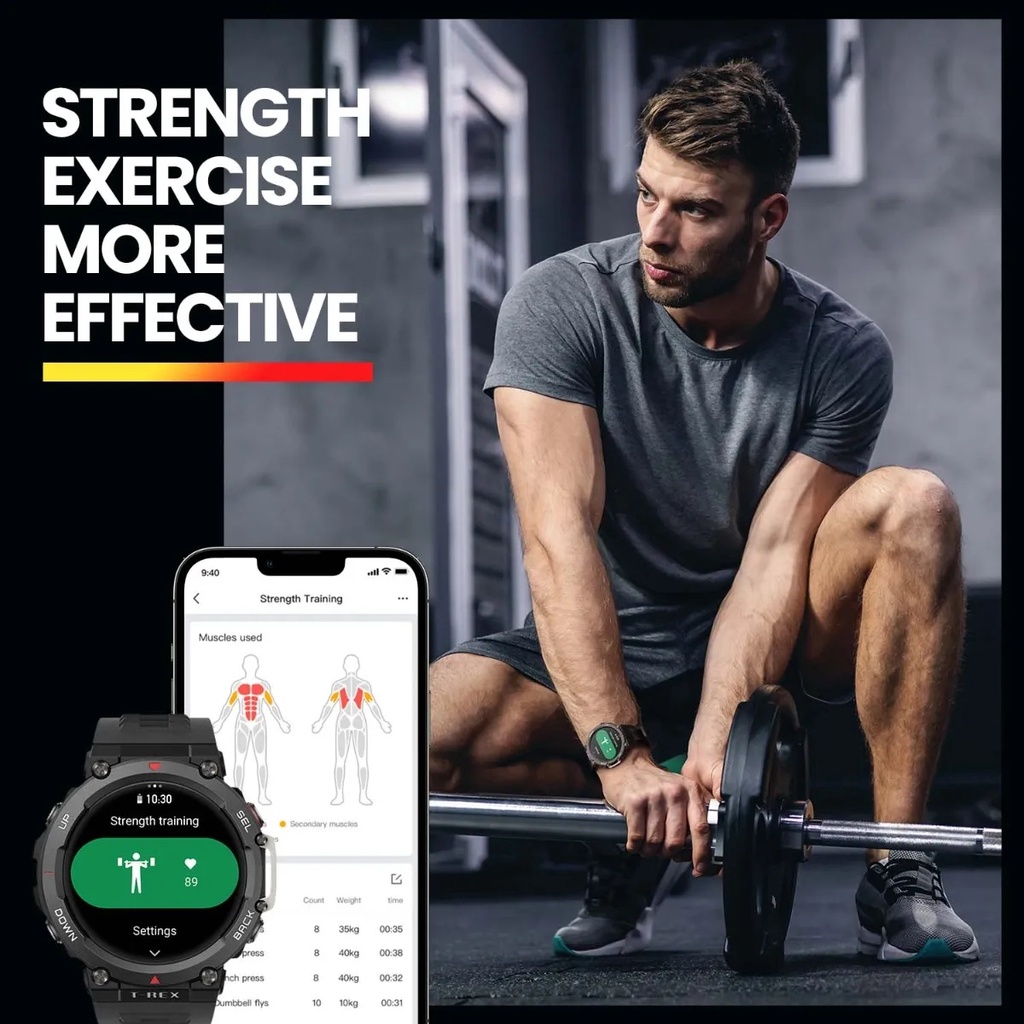 Đồng hồ thông minh Amazfit T-REX 2 chính hãng mới 100% | Bảo hành 12 tháng