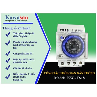 CÔNG TẮC HẸN GIỜ CƠ KAWASAN TS18