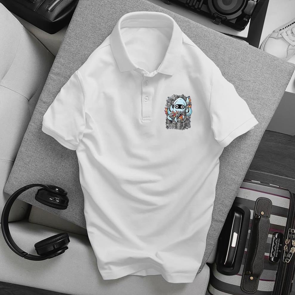 Áo Polo chất Thun Cá Sấu Poly Thái, Áo thun có cổ trắng, đen full size nam nữ, cổ trụ Unisex,  KKim Shop