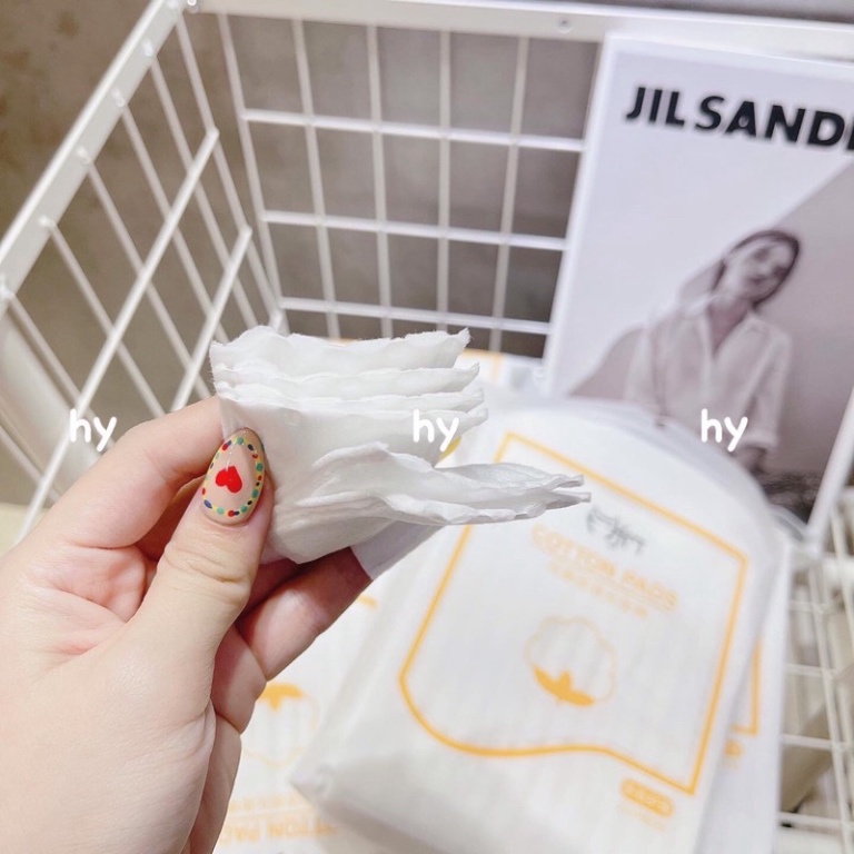 Combo 2 Túi Bông Tẩy Trang Cotton Pads 2 Túi 444 Miếng