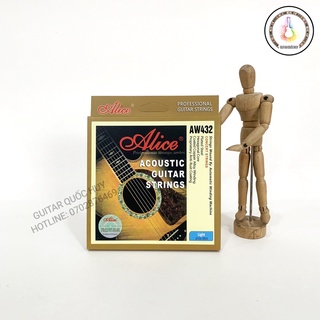 Dây đàn guitar acoustic alice aw432 - size 12 - chính hãng alice