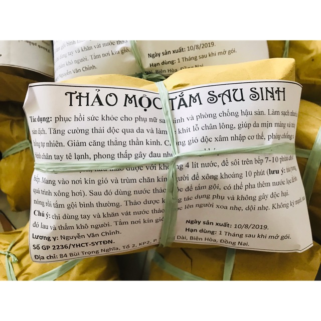 THẢO DƯỢC TẮM SAU SINH (5 GÓI)