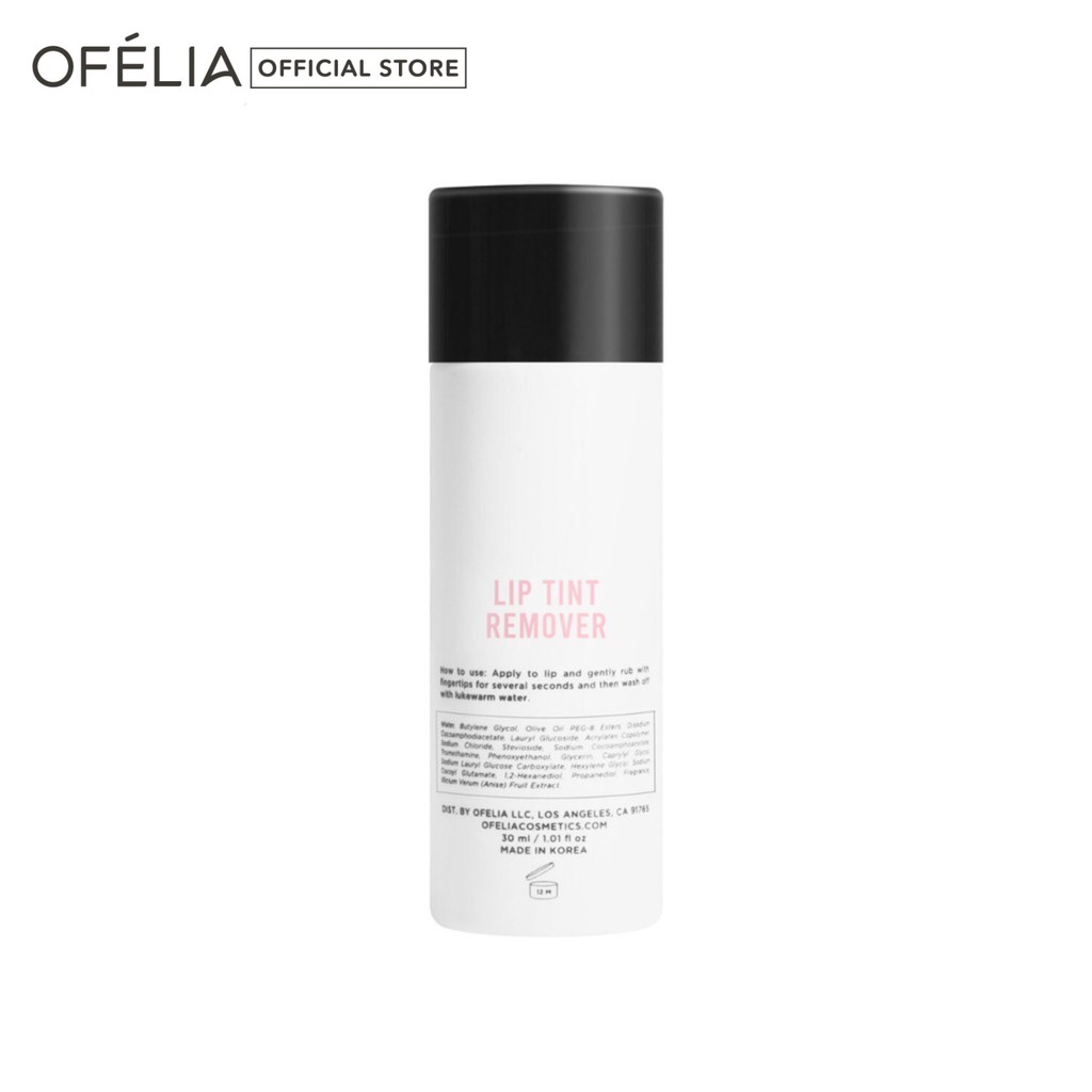 Nước Tẩy Trang Môi OFÉLIA Lip Tint Remover 30ml | BigBuy360 - bigbuy360.vn