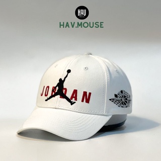 Nón lưỡi trai JORDAN màu trắng cá tính dành cho cả nam và nữ free size