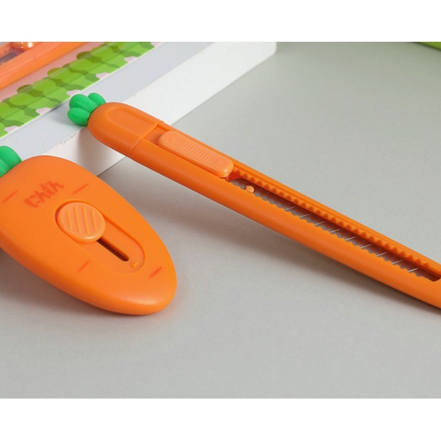 Dao rọc giấy mini hình cà rốt, dâu tây dễ thương