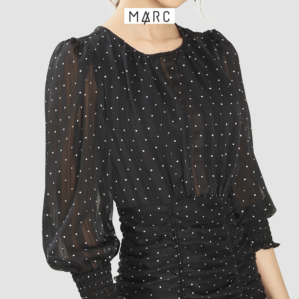 Đầm nữ form ôm nhún thân dưới - MARC FASHION