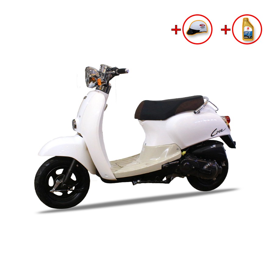 Xe máy tay ga 50cc TAYA CREA (màu trắng)