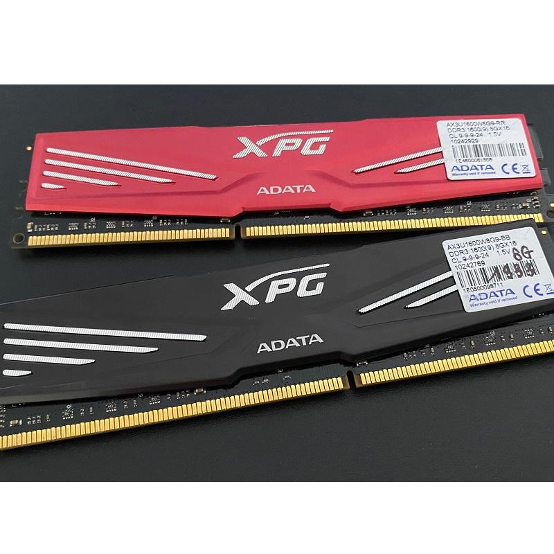 Ram Tản Nhiệt 4GB, 8GB DDR3 BUS 1333 overclock 1600, ram bộ hiệu XPG ADATA, bảo hành 36 tháng