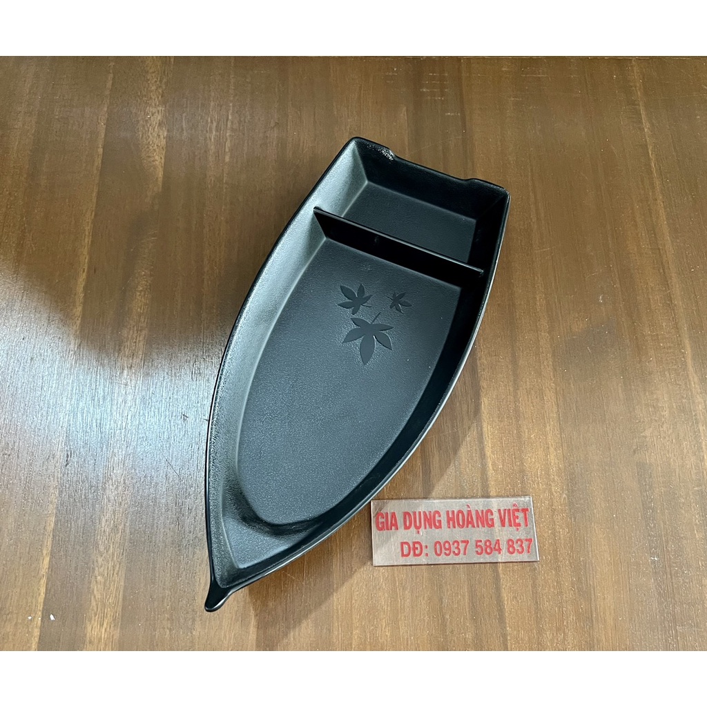 Dĩa Hình Chiếc Thuyền Nhựa Melamine Cao Cấp