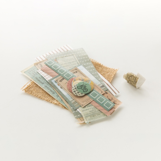 Set sticker trang trí vintage cắt sẵn - 40 ps [065]