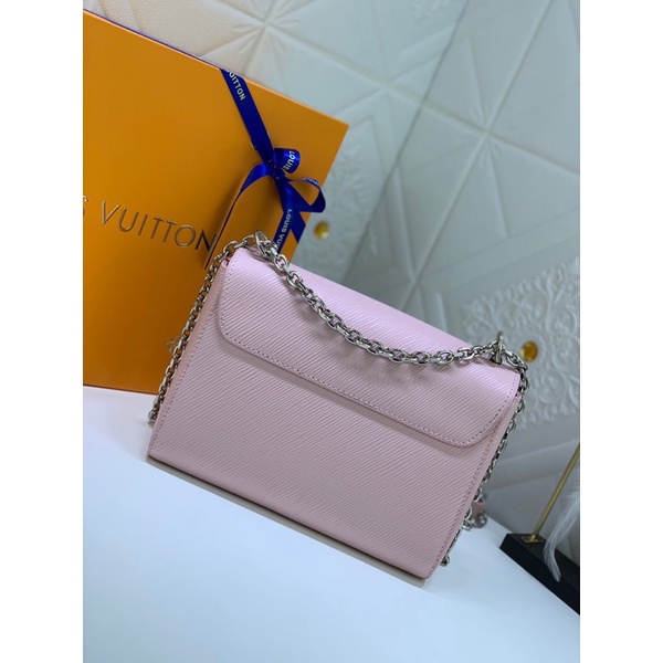 Túi đeo chéo nữ cao cấp nhiều màu logo thương hiệu Louis Vuitton LV Twist Denim da thật màu trơn