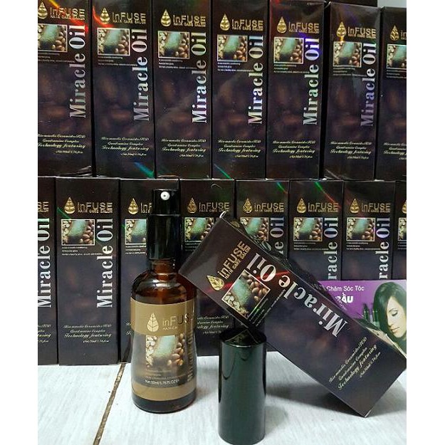 Tinh dầu dưỡng tóc cafe MIRACLE OIL 50ml