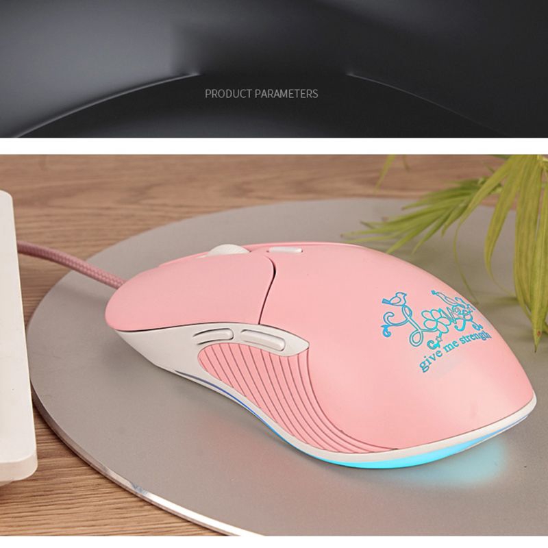 Chuột Quang Có Dây Wili 3200 Dpi Và 6 Nút Bấm Cho Pc