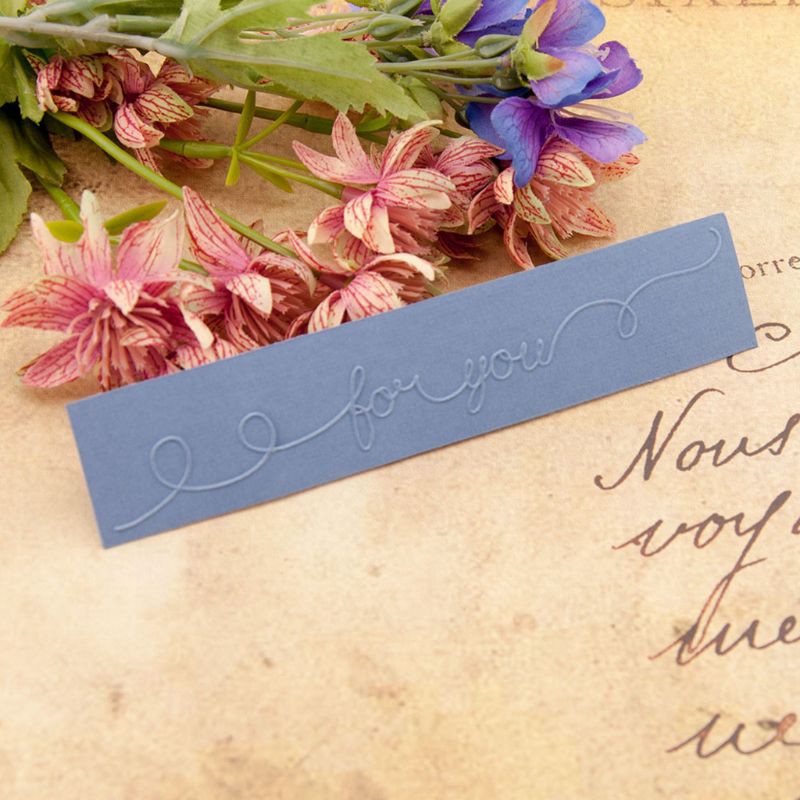 Khuôn Nhựa Dập Nổi Họa Tiết Chữ Love You Trang Trí Scrapbook