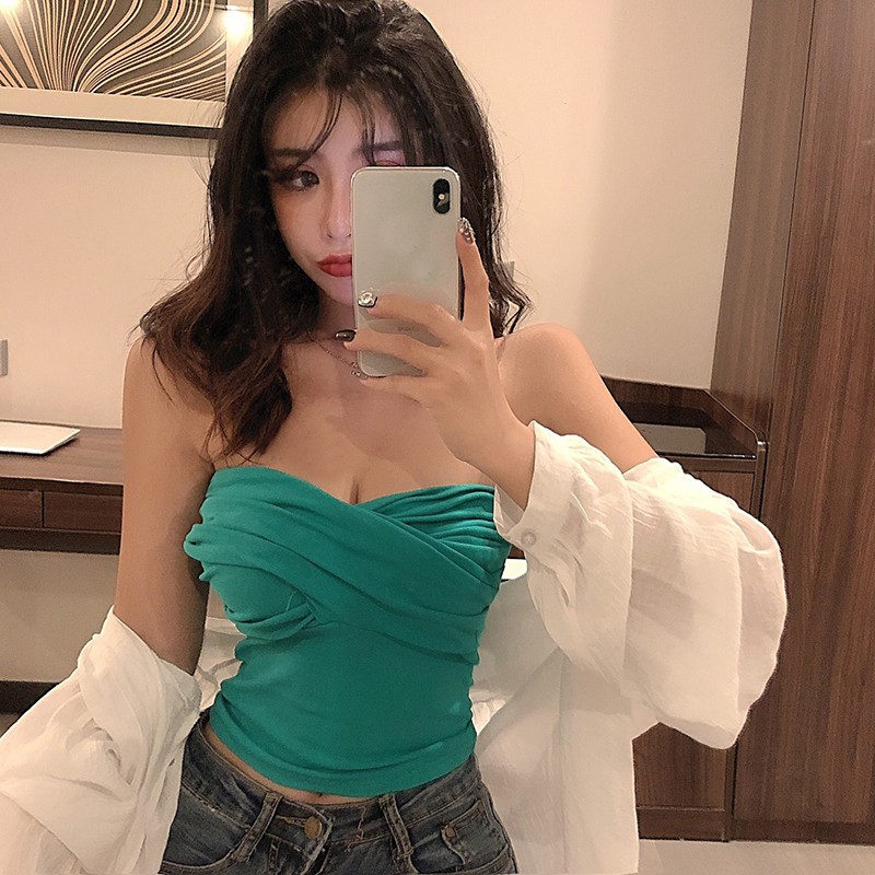 Áo Croptop Áo Quây Ngực Không Dây Dáng Ôm Quyến Rũ Trẻ Trung Hợp Thời Trang | BigBuy360 - bigbuy360.vn