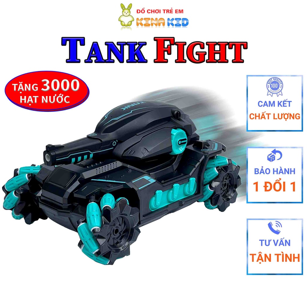 Xe Tăng Điều Khiển Từ Xa Bằng Cảm Biến Đeo Tay Và Remote 2.4Ghz Tank Fight