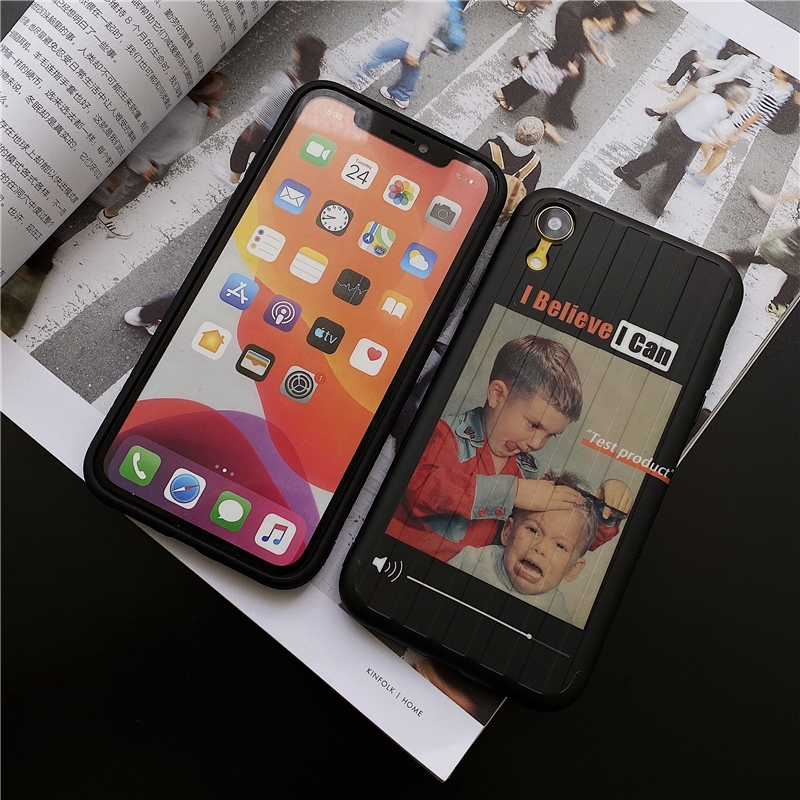 Ốp điện thoại mềm họa tiết bé trai phong cách thời trang Âu Mỹ cho iPhone 7/8 Plus/X/XS/XR/XS MAX/11/11 PRO/11 Pro MAX | BigBuy360 - bigbuy360.vn