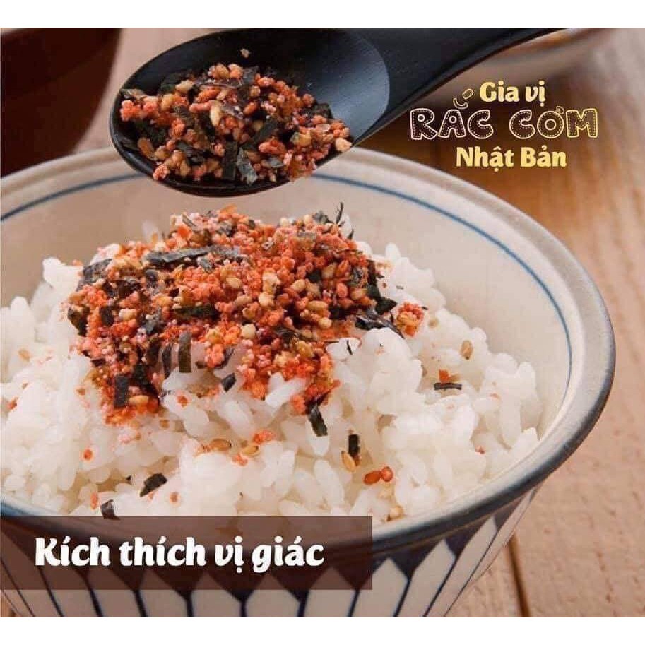 Gia vị rắc cơm nội địa Nhật cho bé ăn dặm 6 vị