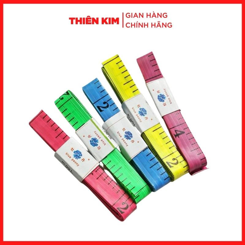 Thước Dây Đo Vải Cuộn Mini Đầu Sắt Chính Hãng