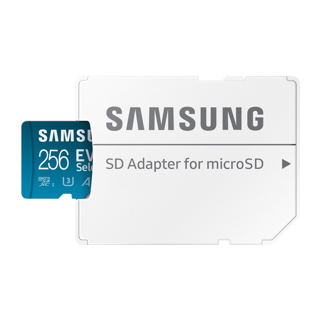 Thẻ nhớ MicroSDXC Samsung EVO Select 256GB U3 4K V30 A2 130MB/s - Độc quyền xuất thị trường Mỹ - Made For US