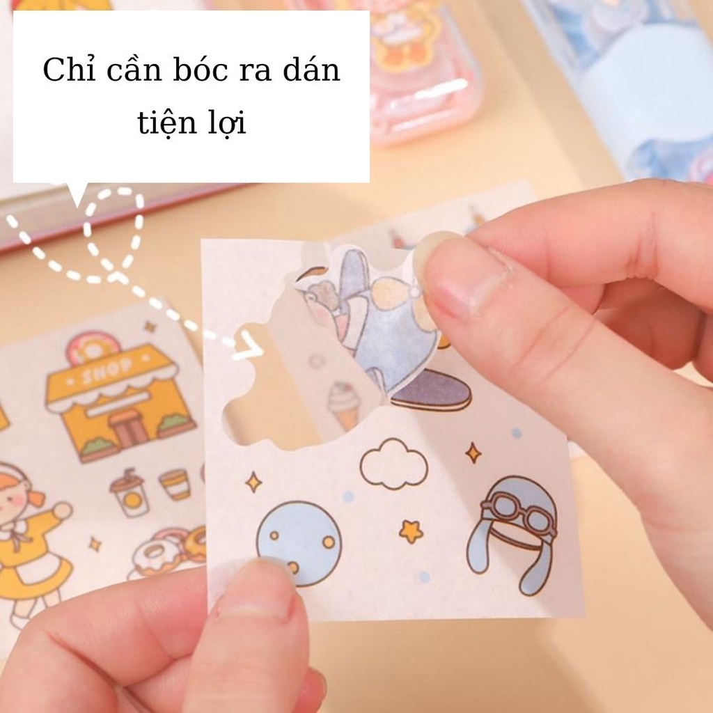 Sticker, Nhãn Dán Trang Trí Sổ Tay, [ Sticker Z ],  Trang Trí Hộp Bút, Dụng Cụ Học Tập Hoạt Hình Dễ Thương - BEYOU