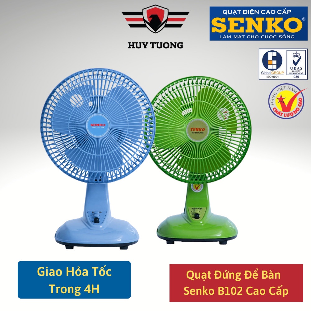 Quạt bàn mini Senko cao cấp ( Màu ngẫu nhiên ) - Huy Tưởng