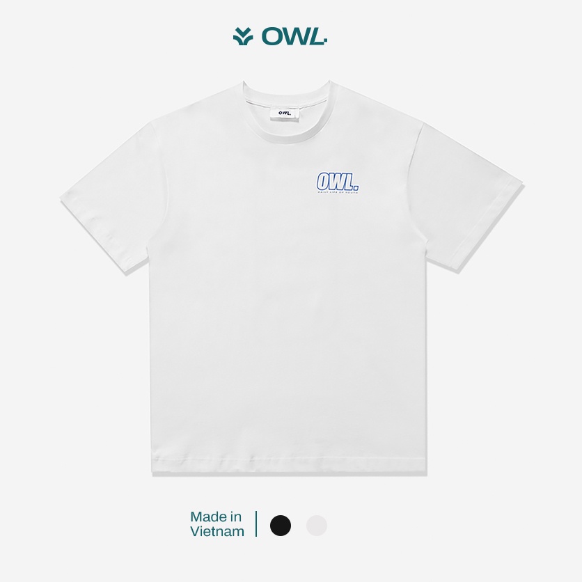 OWL BRAND® TYPO T-SHIRT - Áo thun in hoạ tiết Nam - OWL050421.