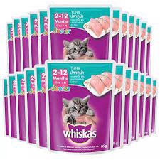 Pate mèo con, Pate Whiskas Junior gói 85g - Phụ kiện thú cưng Hà Nội