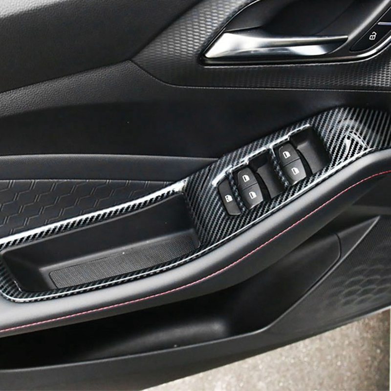 Bộ 4 Cái Viền Trang Trí Bảng Điều Khiển Nâng Cửa Sổ Xe Hơi Bằng Thép Không Gỉ Cho MG5 2021