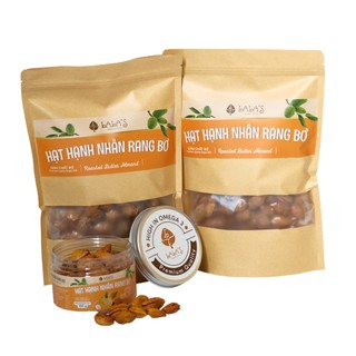 Hạt Hạnh Nhân Rang Bơ Nhập Mỹ - 100Gram