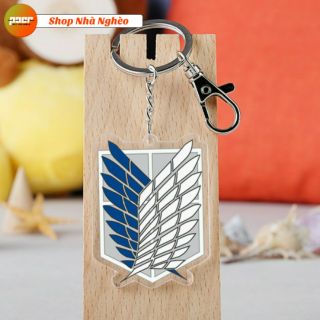 Móc khóa mica anime Attack on Titan