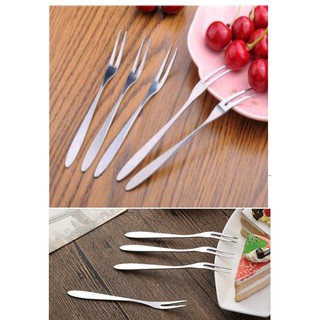 Dĩa INOX ăn trái cây B039