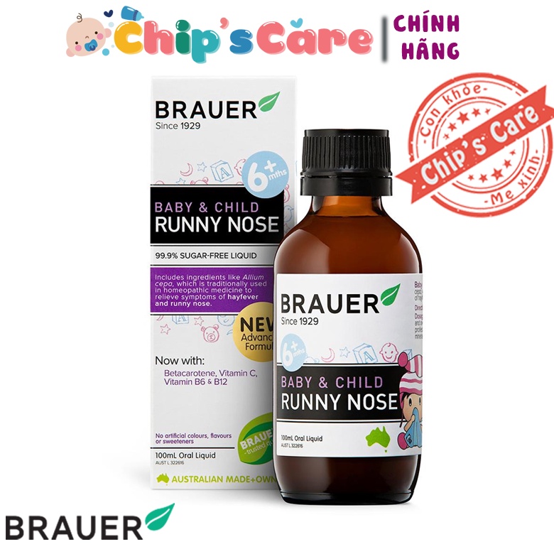 Brauer Runny nose mũi cho bé từ 6 tháng