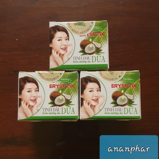 Tinh dầu dừa ERYSUTIX - Dưỡng ẩm cho da, chống nứt nẻ