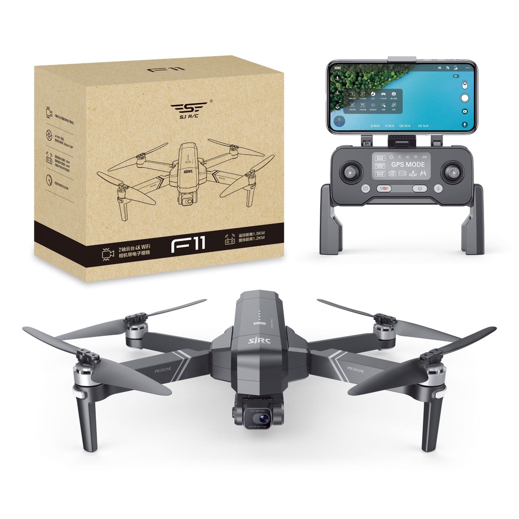 Flycam SJRC F11S 4K 2021 bay 3 KM / SJRC F11S 4k - BAY 1,2KM