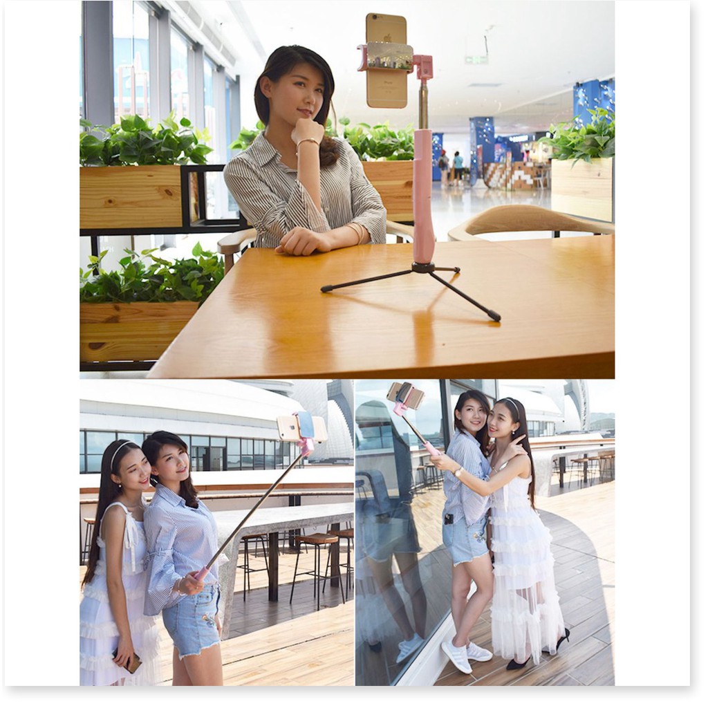 Gậy tự sướng  💯GIÁ VỐN  Gậy tự sướng có 3 chân, remote , đầu xoay tiên lợi, thiết kế nhỏ gọn, tiện dụng 7907 | BigBuy360 - bigbuy360.vn