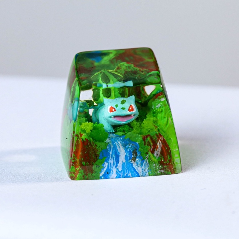 Keycap POKEMON Bulbasaur, keycap lẻ cho bàn phím cơ, 💖 𝘍𝘳𝘦𝘦𝘴𝘩𝘪𝘱 💖 SA profile, phù hợp với mọi bàn phím cơ tiêu