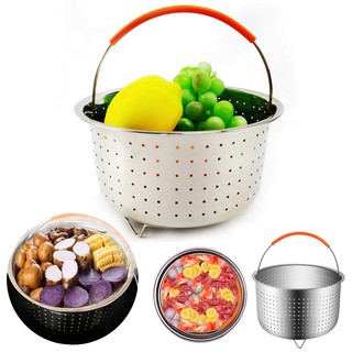 Giỏ hấp LEMONDA bằng thép không gỉ cho nồi áp suất 8 Quart