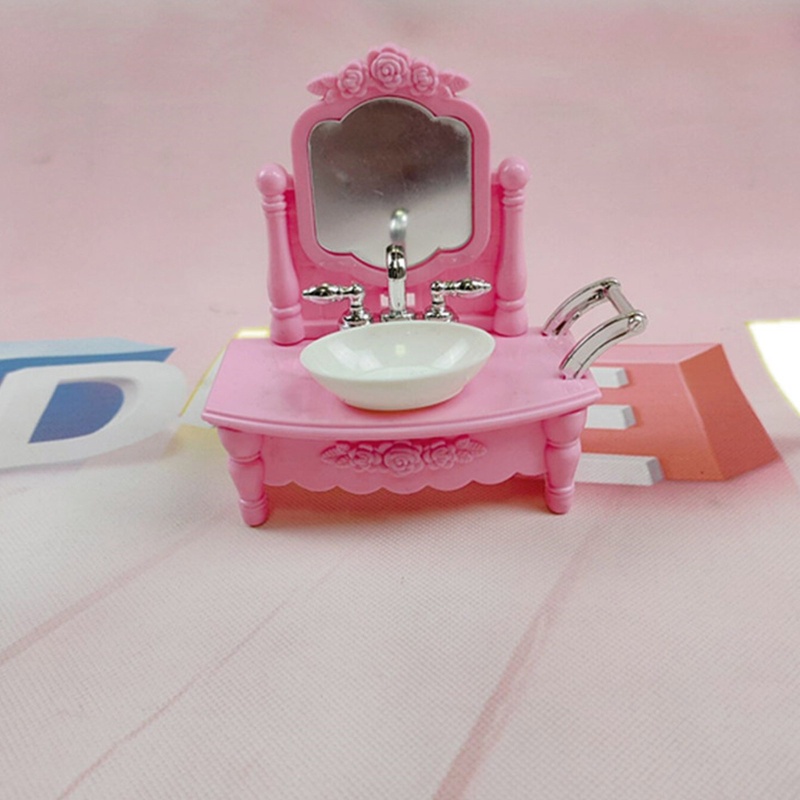 Mô Hình Toilet Mini Trang Trí Nhà Búp Bê