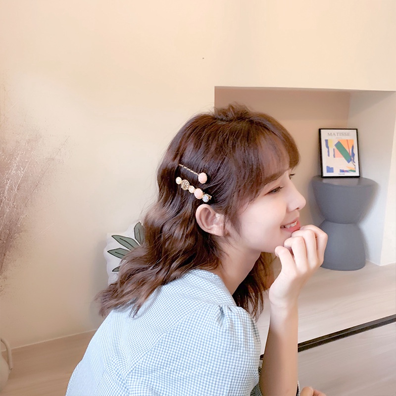 Bộ 2 Kẹp Tóc Ngọc Trai Thời Trang Hàn Quốc