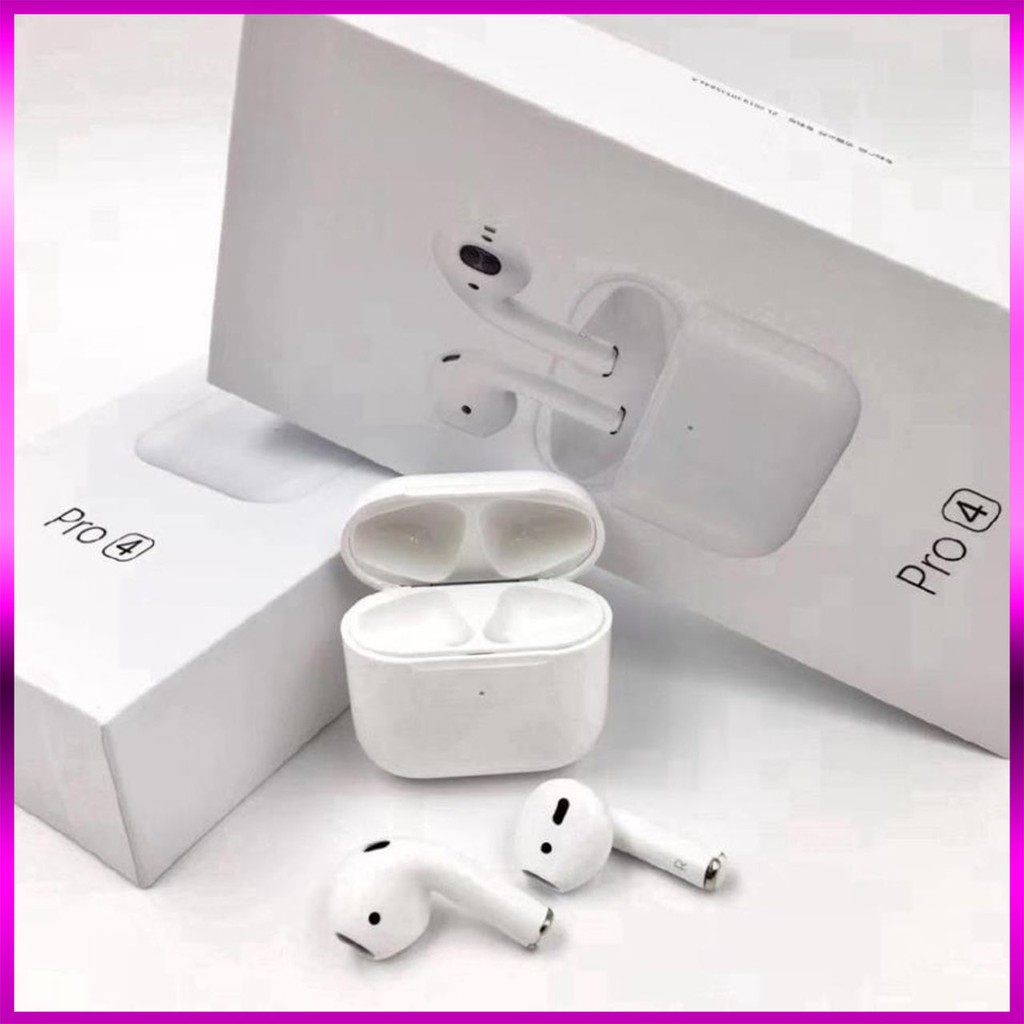 [HÀNG XỊN] TAI NGHE AIRPOD PRO 4 🔥siêu nhạy🔥 Tai Nghe Bluetooth Định Vị Đổi Tên MIFOFA