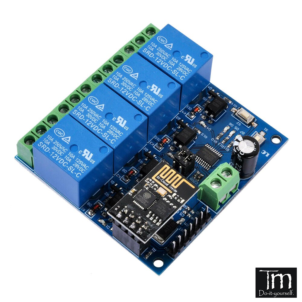 Modul Relay ESP8266 4 Relay 12V
