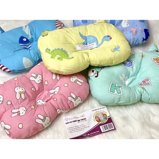 Gối lõm sơ sinh An'sKids cotong cao cấp, êm mềm chống bẹp đầu