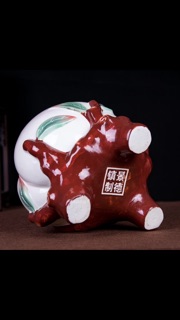 Bình gốm đào tiên đựng rượu