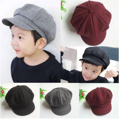 Mũ beret cho bé Mũ beret vành nhỏ mềm mại cho bé
